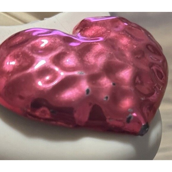 Zaxy Cream Ballerina Flats Metallic Pink Heart Jelly Flats Women's Size 5 - Picture 12 of 15